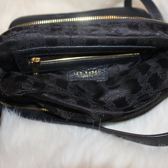 Ted Baker  London Black 100% Bovine Leather purse / shoulder mini bag - Picture 8 of 9